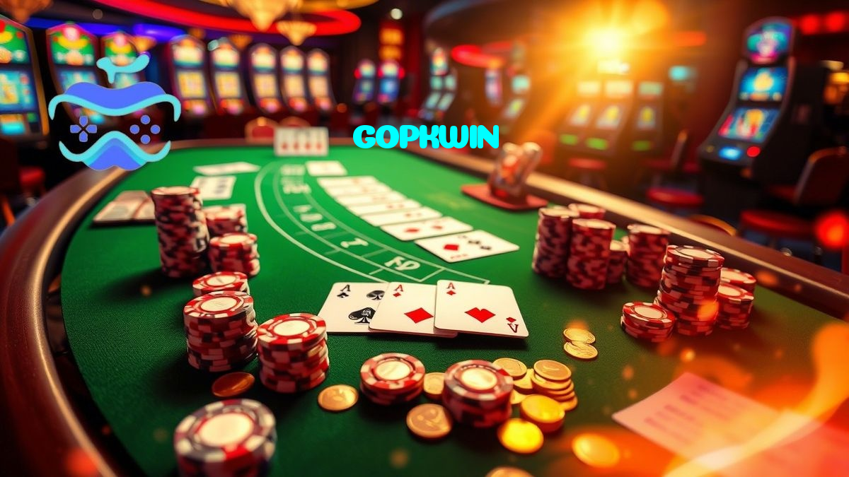 GOPKWIN casino presented on mobile device in Pakistan with slots and live games